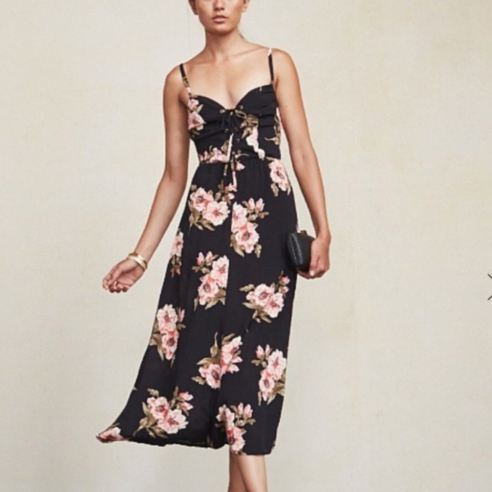 Reformation Corsica Dress  in Dasha Floral Print
